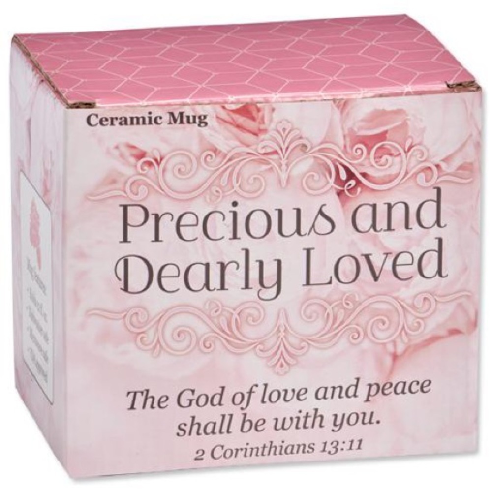 Precious & Dearly Loved Ceramic Coffee Mug and Devotional Book Set - Picture 2 of 6